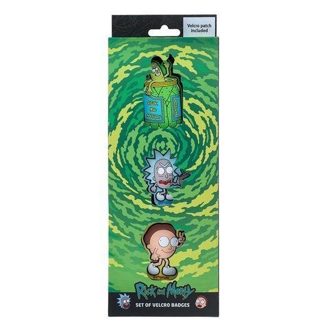 Набір бейджів на липучці Kite Rick and Morty RM24-3012 фото