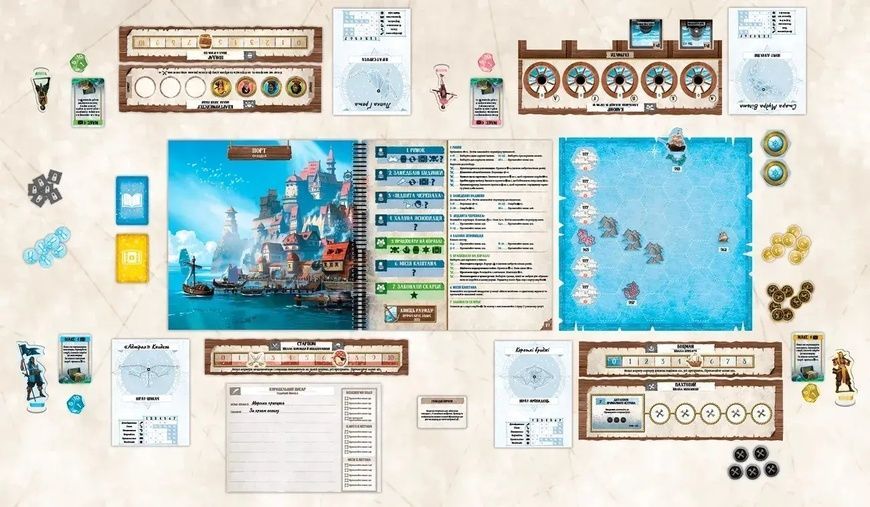 Настольная игра Забытые моря (Forgotten Waters) на украинском языке GKCH009UM фото